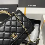 Chanel Wooden Bead Handle Bag