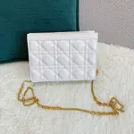 Dior Caro Zipped Pouch With Chain