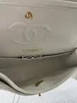 Chanle Small Classic Handbag Gold Hardware