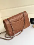 Chanle Classic Double Flap Caviar Silver Hardware