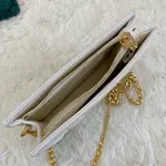 Dior Caro Zipped Pouch With Chain