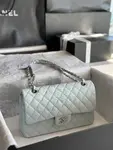 Chanle Classic Double Flap Silver Hardware