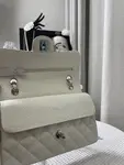 Chanle Small Classic Handbag Silver Hardware