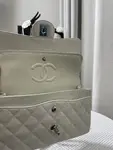 Chanle Small Classic Handbag Silver Hardware