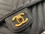 Chanle Classic Flap Bag With Chevron Quilting