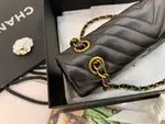 Chanle Classic Flap Bag With Chevron Quilting-lambskin Leather