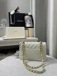 Chanle Small Classic Handbag Gold Hardware