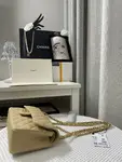 Chanle Small Classic Handbag Gold Hardware