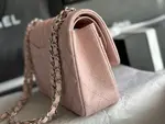 Chanle Classic Double Flap Silver Hardware