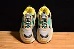BALENCIAGA TRIPLE S W06E1-1000 BEIGE/GREEN-YELLOW