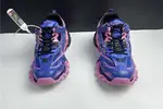 Balenciaga LED Track Trainers Dark Blue Pink