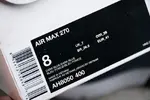 NIKE mens Air Max 270 "Midnight Navy" Black/ White AH8050-400