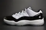 AIR JORDAN 11 RETRO LOW 'CONCORD' BLACK/ WHITE  mens 528895-153
