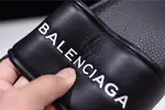 Balenciaga Logo leather slip-on sandals 181342F124005