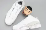 Air Jordan 13 Low'Pure Money' white mens 310810-100
