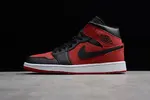 Air Jordan 1 Mid Gym Red Black 554724-610