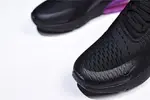 Nike womens  Air Max 270 black purple AH6789 016