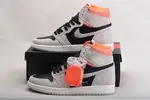 Air Jordan 1 Retro High OG 'Grey Crimson' - Air Jordan - 555088-018