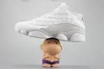 Air Jordan 13 Low'Pure Money' white mens 310810-100