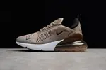 NIKE mens Air Max 270 "Sepia Stone" Black/ Summit White  AH8050-200