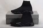 Balenciaga Speed Trainer Sneakers All Black 483502 W05G0 1000