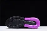 Nike womens  Air Max 270 black purple AH6789 016