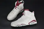 Air Jordan 6 Retro "Maroon" white 384664-116