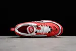 Nike mens Air Max 98 "Gym Red" White/Black-Gym AH6799-101
