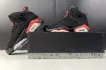 AIR JORDAN 6 RETRO 'INFRARED 2014' black mens 384664-023