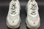 BALENCIAGA TRIPLE S TRAINER 'CLEAR SOLE' - BALENCIAGA - GREY 541624 W09O1 1705