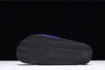 Balenciaga Logo leather slip-on sandals blue 500578 WAM00 4045