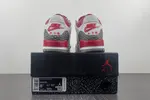 Air Jordan 3 GS  White Gray Red Seal Hook Korean DN3707-160