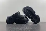 Balenciaga Hardcrocs Slide 'Nero Silver'  687397‑W1S8N‑1010