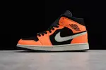 Air Jordan 1 Mid Black Orange 554724-062