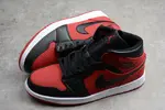 Air Jordan 1 Mid Gym Red Black 554724-610