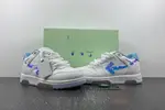 OFF-WHITE Out Of Office White orchid purple discoloration