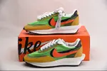NIKE LD WAFFLE SACAI GREEN MULTI - BV0073-300
