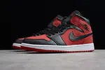 Air Jordan 1 Mid Gym Red Black 554724-610