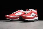 Nike mens Air Max 98 "Gym Red" White/Black-Gym AH6799-101