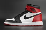 AIR JORDAN 1 High OG 'Black Toe' white/ black-varsity red mens 555088-125
