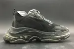 BALENCIAGA TRIPLE S TRAINER 'CLEAR SOLE' - BALENCIAGA -BLACK 541624 W09O1 1000