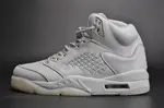 Air Jordan 5 Premium 'Pure Platinum' white mens 881432-003