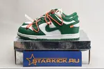 OFF-WHITE NIKE DUNK LOW PINE GREEN CT0856-100
