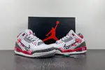 Air Jordan 3 GS  White Gray Red Seal Hook Korean DN3707-160