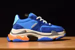 Balenciaga Triple S Blue Orange 483565 W06E1 1022