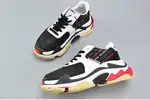 BALENCIAGA BLACK AND WHITE 17FW TRIPLE S 483560-W06E1-1011