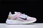Nike Mens Lab Zoom Fly SP Swoosh Pinwheel Light Gray White Pink Yellow AA3172-106