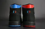Air Jordan 1 Retro High OG 'Quai 54'  Black/Italy Blue-University Red mens AH1040-054
