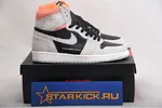Air Jordan 1 Retro High OG 'Grey Crimson' - Air Jordan - 555088-018