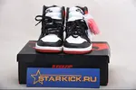 JORDAN 1 RETRO HIGH SATIN BLACK TOE - CD0461-016